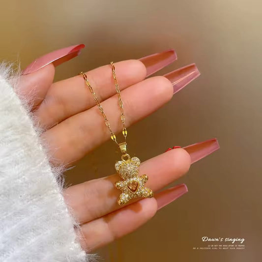 🐻cute bear pendent ❤️