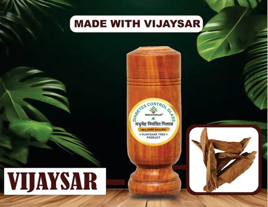 Vijaysar herbal wood tumbler